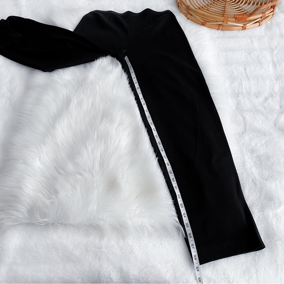 Misook Two Piece Set Top And Pants Black Silver Hardware Suite Long Sleeve - Picture 12 of 16